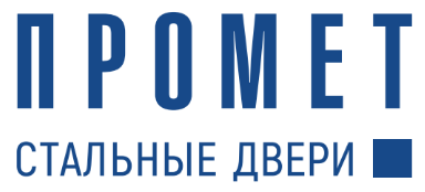 Логотип Промет. Стальные двери